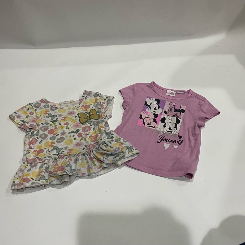 Disney Minnie Mouse Pink T-Shirts for Kids- 3T short sleeve